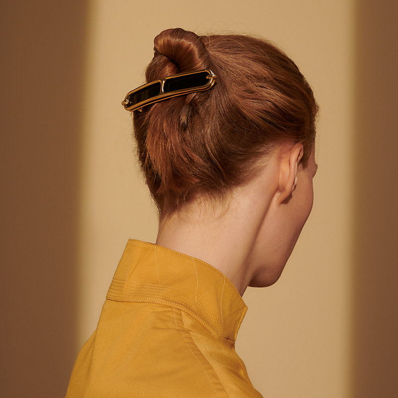 HERMES バレッタ ルリ GM ナタ ヘアアクセサリー - メルカリ